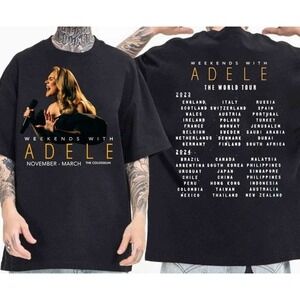 Weekends With Adele The World Tour 2023-2024 Vintage Shirt 2 Sided